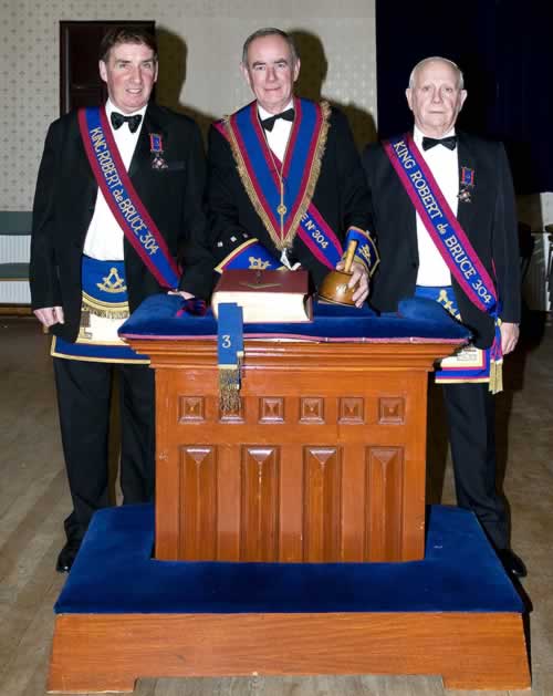 Bro Charles Nicol RWM with Installing Masters Bro Charles Nicol RWM with Installing Masters