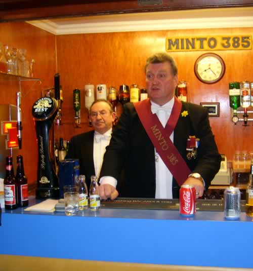Installing Master R Wilson takes up his role as Steward