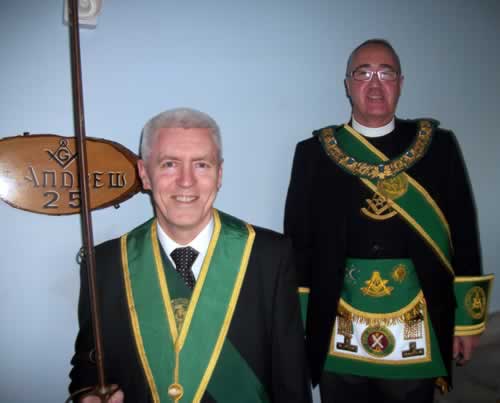 PGM and sword bearer Bro L Cooper