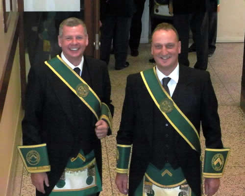 Two of the new Substitute Provincial Grand Masters