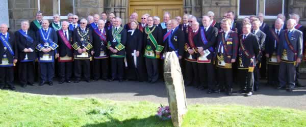 Brethren with PGM and Rev Margaret Rose Brethren with PGM and Rev Margaret Rose