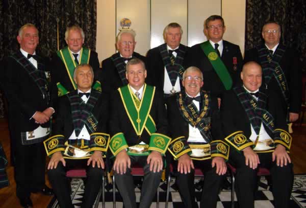 Lodge Earlshall No.1292 Office-Bearers and PGL Deputation Lodge Earlshall No.1292 Office-Bearers and PGL Deputation