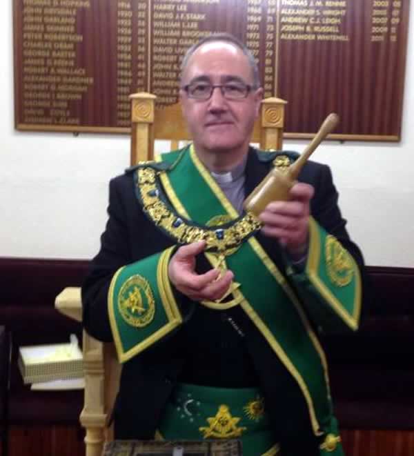 PGM with the Gavel presented to him PGM with the Gavel presented to him