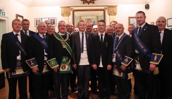 Candidates with Lodge members Candidates with Lodge members