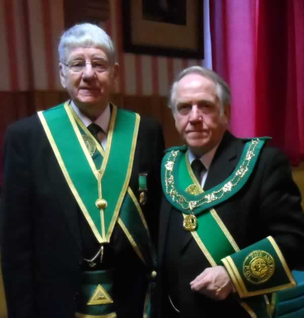 IPPGM Bro Tom Bradley with PPGC Bro Bill Dougal