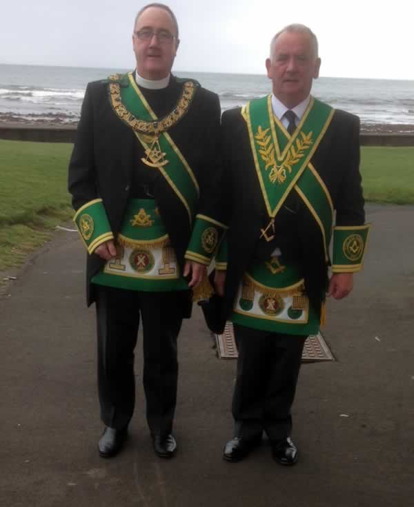 PGM A Paterson with DPGM T Donaldson PGM A Paterson with DPGM T Donaldson