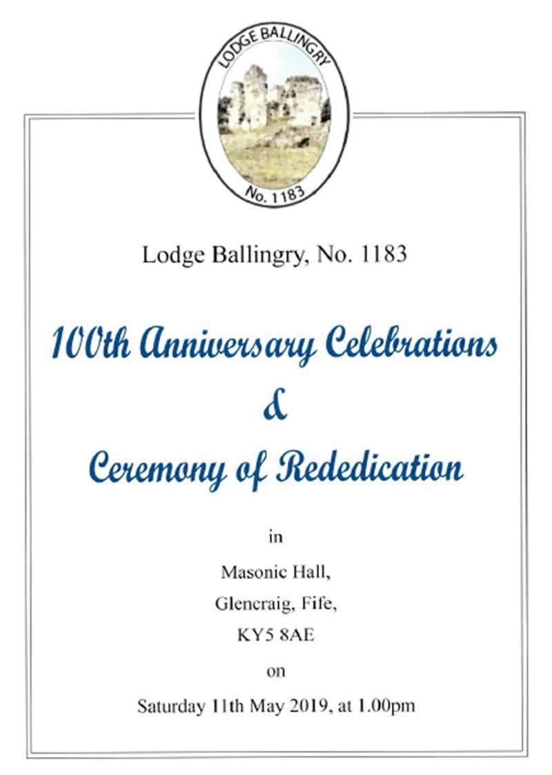 Lodge Ballingry No.1183