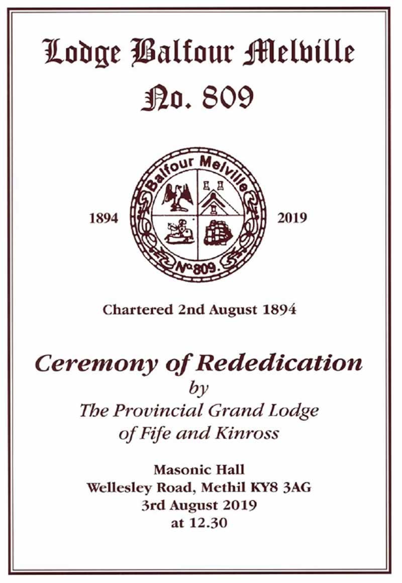 Lodge Balfour Melville No.809